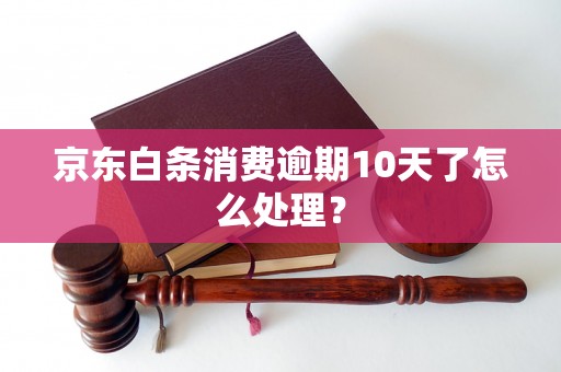 京东白条消费逾期10天了怎么处理？