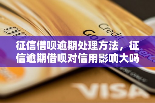 征信借呗逾期处理方法，征信逾期借呗对信用影响大吗