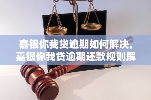 嘉银你我贷逾期如何解决,嘉银你我贷逾期还款规则解析