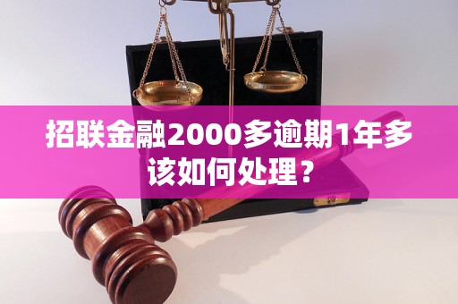 招联金融2000多逾期1年多该如何处理？