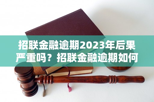 招联金融逾期2023年后果严重吗？招联金融逾期如何处理？