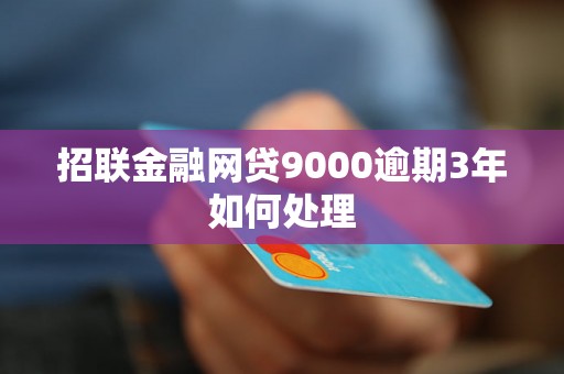 招联金融网贷9000逾期3年如何处理