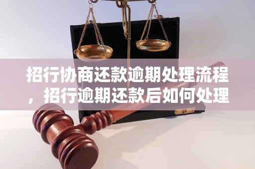 招行协商还款逾期处理流程，招行逾期还款后如何处理