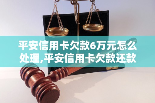 平安信用卡欠款6万元怎么处理,平安信用卡欠款还款攻略