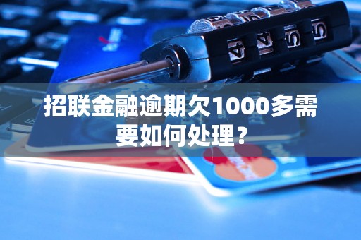 招联金融逾期欠1000多需要如何处理？