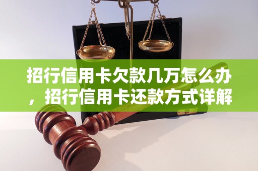 招行信用卡欠款几万怎么办，招行信用卡还款方式详解