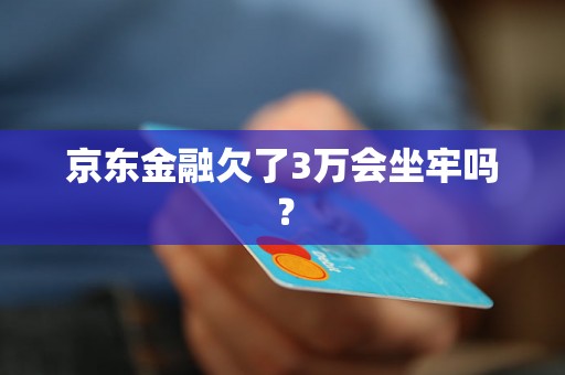 京东金融欠了3万会坐牢吗？