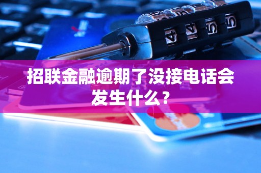 招联金融逾期了没接电话会发生什么？