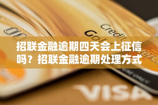 招联金融逾期四天会上征信吗？招联金融逾期处理方式详解