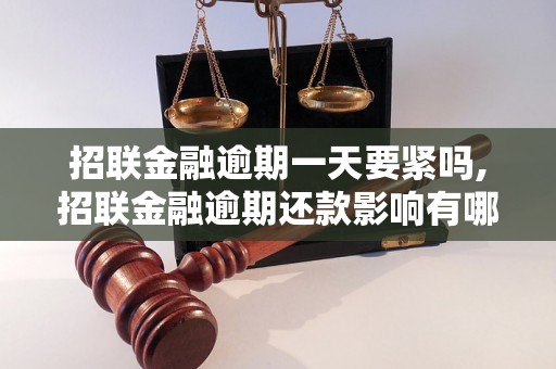 招联金融逾期一天要紧吗,招联金融逾期还款影响有哪些？