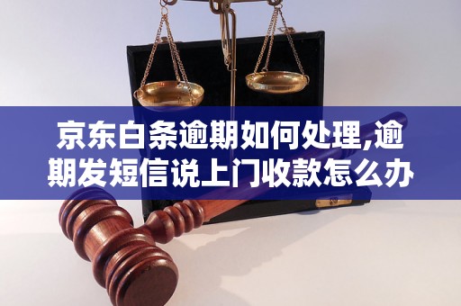 京东白条逾期如何处理,逾期发短信说上门收款怎么办