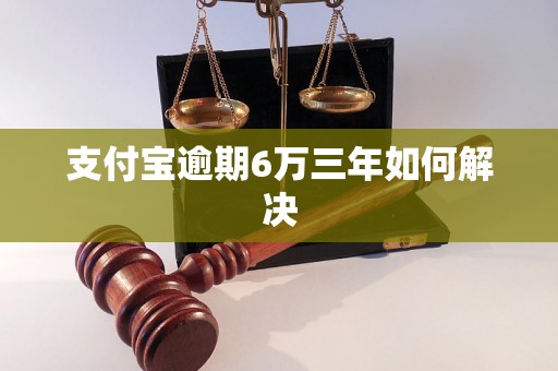 支付宝逾期6万三年如何解决