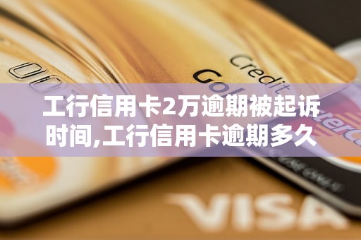 工行信用卡2万逾期被起诉时间,工行信用卡逾期多久会被法院起诉