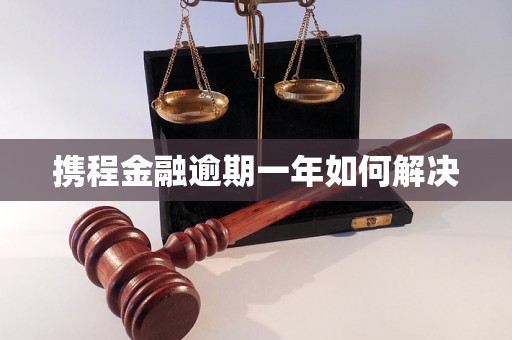 携程金融逾期一年如何解决