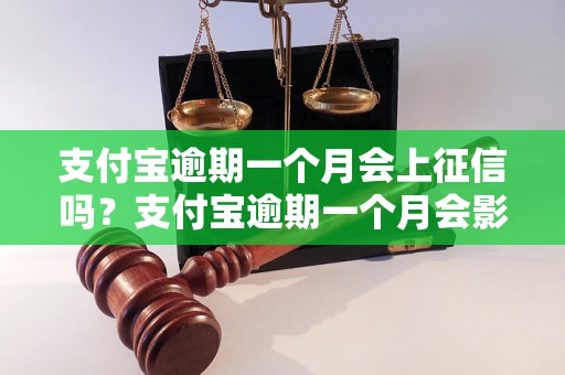 支付宝逾期一个月会上征信吗？支付宝逾期一个月会影响信用吗？