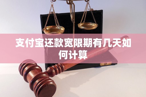 支付宝还款宽限期有几天如何计算