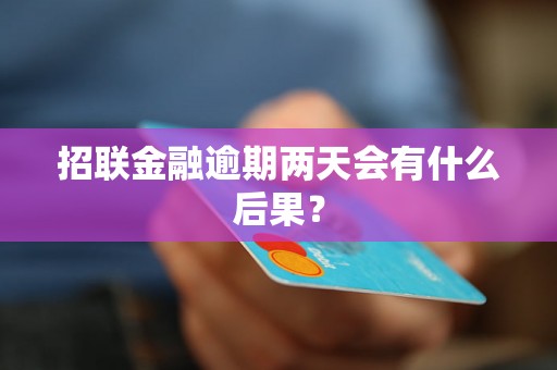 招联金融逾期两天会有什么后果？