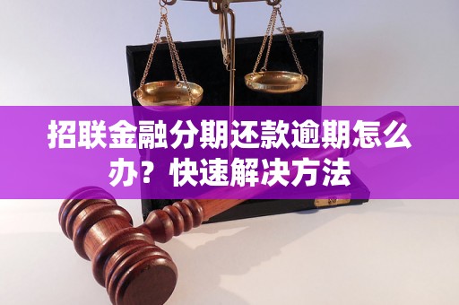 招联金融分期还款逾期怎么办？快速解决方法