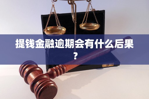 提钱金融逾期会有什么后果？