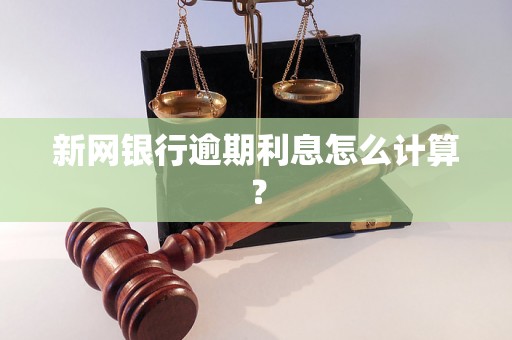 新网银行逾期利息怎么计算？