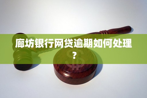 廊坊银行网贷逾期如何处理？