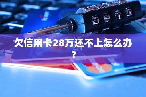 欠信用卡28万还不上怎么办？