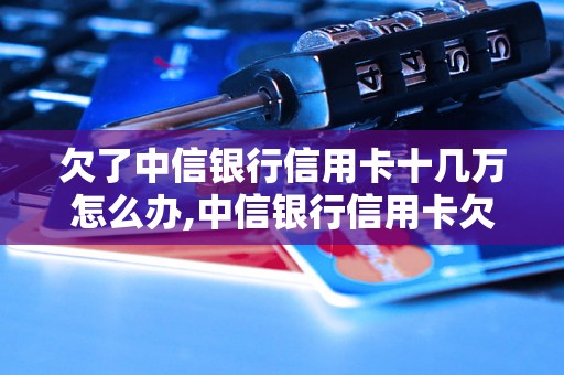 欠了中信银行信用卡十几万怎么办,中信银行信用卡欠款处理方案