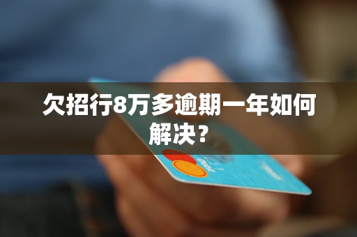 欠招行8万多逾期一年如何解决？