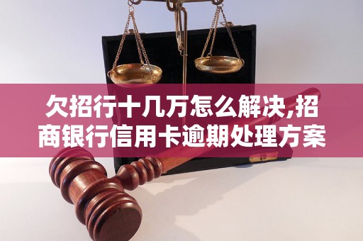 欠招行十几万怎么解决,招商银行信用卡逾期处理方案