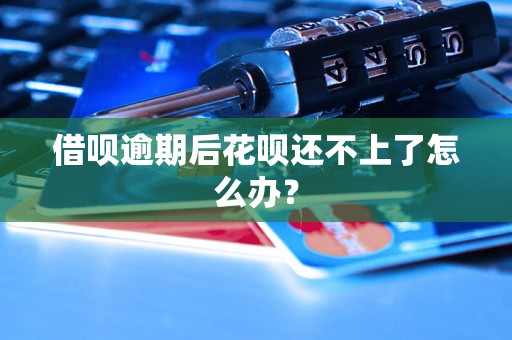 借呗逾期后花呗还不上了怎么办？