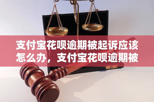 支付宝花呗逾期被起诉应该怎么办，支付宝花呗逾期被起诉后的处理方法