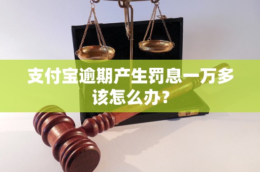 支付宝逾期产生罚息一万多该怎么办？