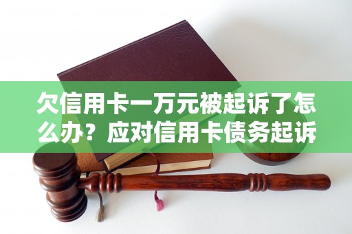 欠信用卡一万元被起诉了怎么办？应对信用卡债务起诉的法律指南