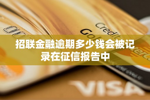 招联金融逾期多少钱会被记录在征信报告中