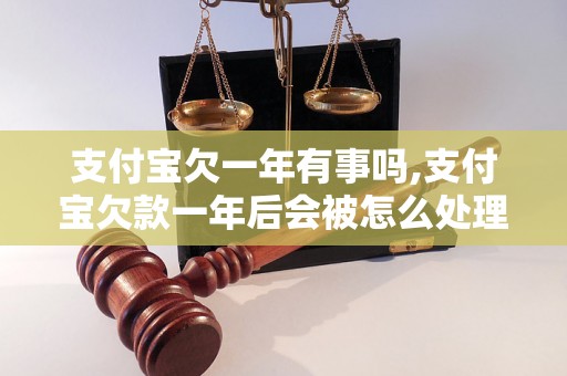 支付宝欠一年有事吗,支付宝欠款一年后会被怎么处理