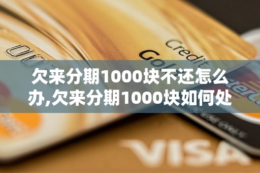 欠来分期1000块不还怎么办,欠来分期1000块如何处理