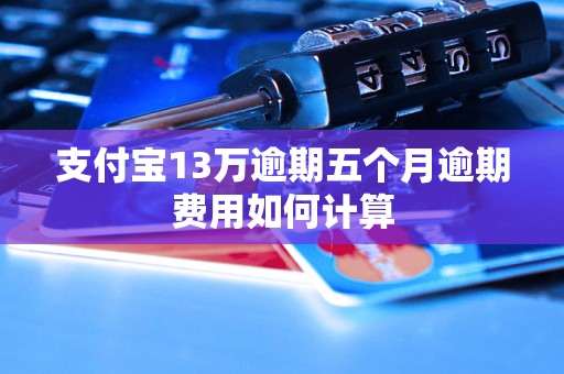 支付宝13万逾期五个月逾期费用如何计算