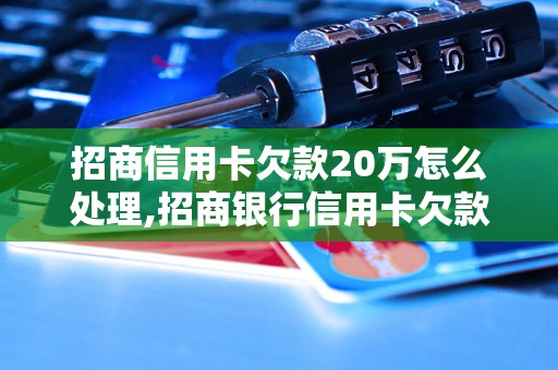 招商信用卡欠款20万怎么处理,招商银行信用卡欠款协商技巧