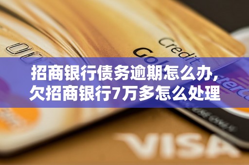 招商银行债务逾期怎么办,欠招商银行7万多怎么处理