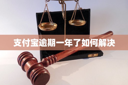 支付宝逾期一年了如何解决