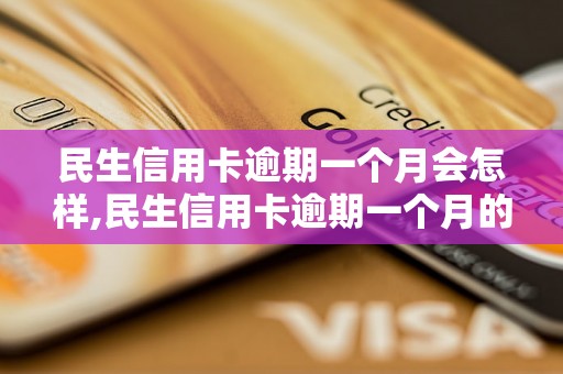 民生信用卡逾期一个月会怎样,民生信用卡逾期一个月的后果及处理方法