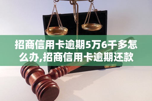 招商信用卡逾期5万6千多怎么办,招商信用卡逾期还款方法及注意事项