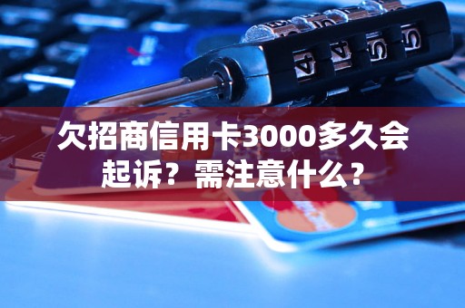 欠招商信用卡3000多久会起诉？需注意什么？