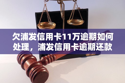 欠浦发信用卡11万逾期如何处理，浦发信用卡逾期还款流程介绍