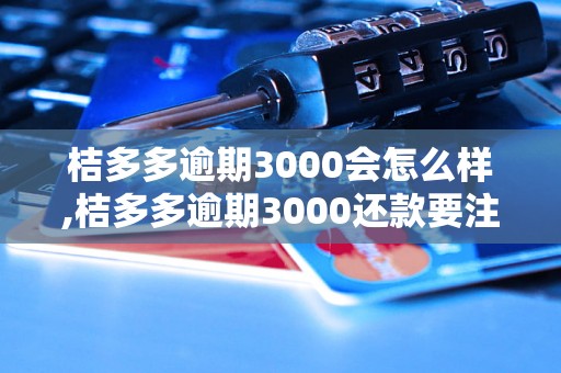 桔多多逾期3000会怎么样,桔多多逾期3000还款要注意什么