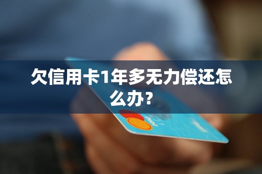 欠信用卡1年多无力偿还怎么办？