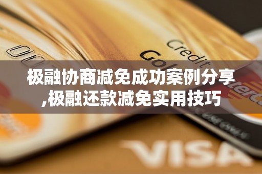 极融协商减免成功案例分享,极融还款减免实用技巧