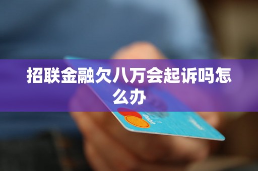 招联金融欠八万会起诉吗怎么办