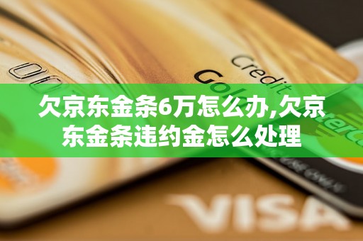 欠京东金条6万怎么办,欠京东金条违约金怎么处理