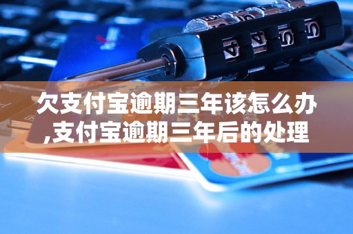 欠支付宝逾期三年该怎么办,支付宝逾期三年后的处理方法